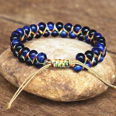 Blue Tigers Eye Courage Bracelet